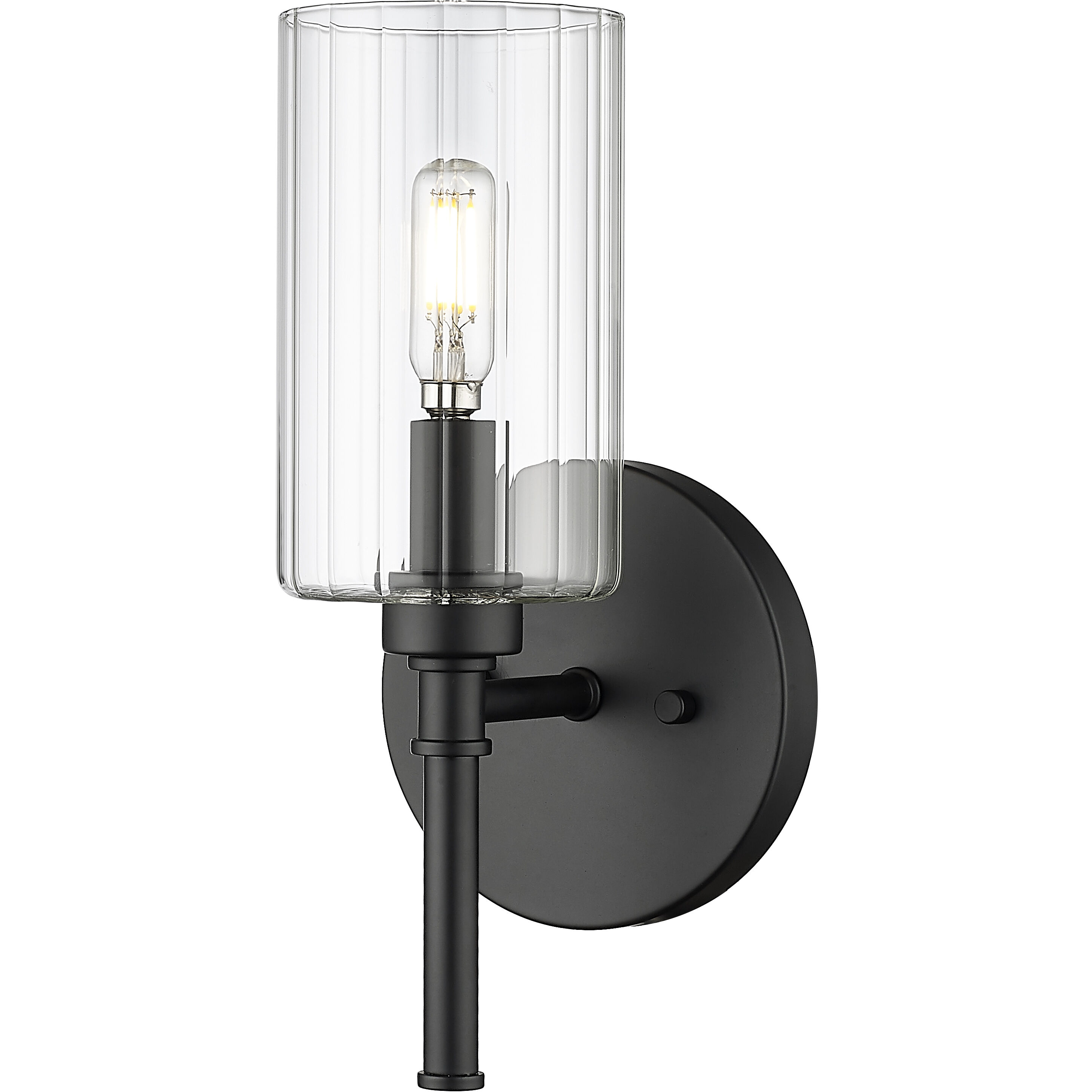 Chastine Wall Sconce Wall Light in Matte Black